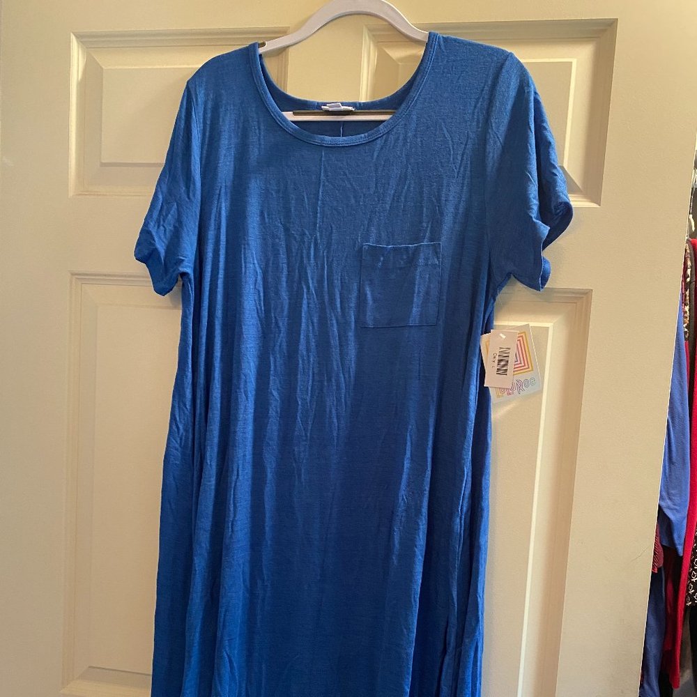 LulaRoe Carly Dress, Size L (14-16), NWT